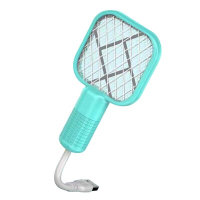 Viac scén Elektrický šok Mosquito Swatter Trap Pest Control UV svetlo Mini Insect Racket Prenosná USB Mosquito Killer Lampa