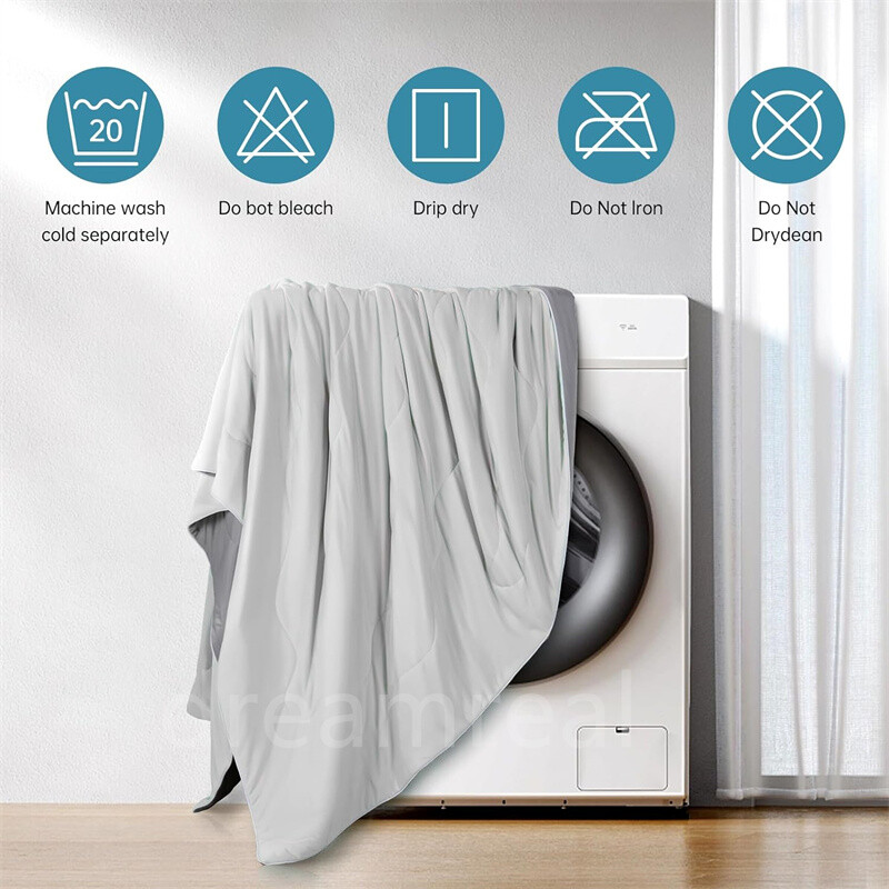Vrhunska rashladna deka Glatka zračna utega Lagani ljetni poplun Dvostrana Arc-Chill Cold Tech tkanina periva