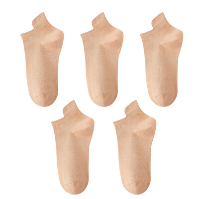 10 vienetų = 5 poros moteriškos kojinės laisvalaikio kvėpuojančios aukštos kokybės kojinės vasarinės žemo kirpimo medvilninės plonos trumpos elastinės sox kalcetinos