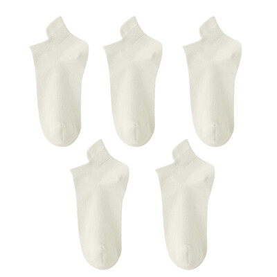 10 vienetų = 5 poros moteriškos kojinės laisvalaikio kvėpuojančios aukštos kokybės kojinės vasarinės žemo kirpimo medvilninės plonos trumpos elastinės sox kalcetinos