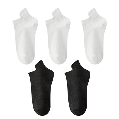 10 vienetų = 5 poros moteriškos kojinės laisvalaikio kvėpuojančios aukštos kokybės kojinės vasarinės žemo kirpimo medvilninės plonos trumpos elastinės sox kalcetinos