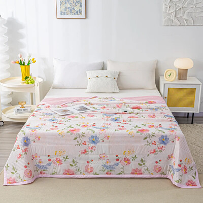 Super Λεπτή κουβέρτα καλοκαιρινής ψύξης Παπλωματοκουβέρτα αναστρέψιμου κρεβατιού Καπιτονέ Coverles Coolles Air Condition Καλοκαιρινό πάπλωμα Κουβέρτα Queen Size