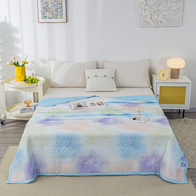 Super Λεπτή κουβέρτα καλοκαιρινής ψύξης Παπλωματοκουβέρτα αναστρέψιμου κρεβατιού Καπιτονέ Coverles Coolles Air Condition Καλοκαιρινό πάπλωμα Κουβέρτα Queen Size