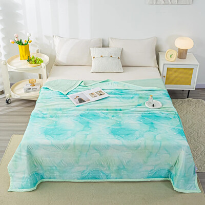 Super Λεπτή κουβέρτα καλοκαιρινής ψύξης Παπλωματοκουβέρτα αναστρέψιμου κρεβατιού Καπιτονέ Coverles Coolles Air Condition Καλοκαιρινό πάπλωμα Κουβέρτα Queen Size