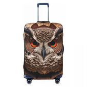 Owl Keeper Of Wisdom Print Poggyászvédő porvédők Elasztikus, vízálló 18-32 hüvelykes bőröndhuzat utazási kiegészítők