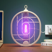 Neli-ühes elektriline sääsetapja, käeshoitav kokkupandav kärbsepüünis, seinale paigaldatav USB-laadimine DC3000V koduköögi jaoks