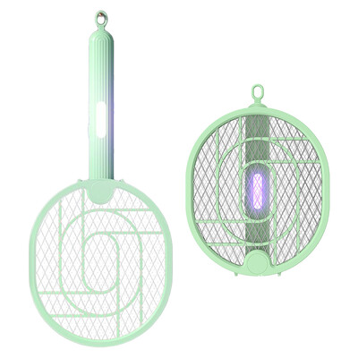 Neli-ühes elektriline sääsetapja, käeshoitav kokkupandav kärbsepüünis, seinale paigaldatav USB-laadimine DC3000V koduköögi jaoks