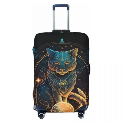 Arafed macska ül egy labdán bőrönd takaró vakáció csillag Hasznos poggyász Kiegészítők Hajózás Egyedi védő