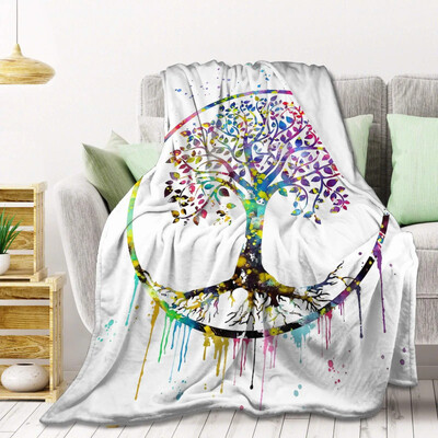 Unistav metsatekk Looduspuu populaarsed päkapikud viskavad sileda pehme hubase prindiga tekk diivanile tooli voodile Kontori sünnipäevakingitused