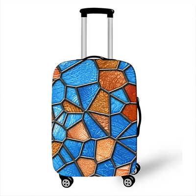 Tigris Leopárd Kígyó Krokodil Zebra csíkok Nyomtatott Csomagvédő Huzat Elasztikus Porálló Bőrönd Védő Huzatok Utazási Kiegészítők