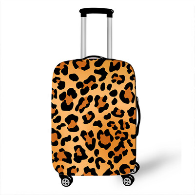 Tigris Leopárd Kígyó Krokodil Zebra csíkok Nyomtatott Csomagvédő Huzat Elasztikus Porálló Bőrönd Védő Huzatok Utazási Kiegészítők