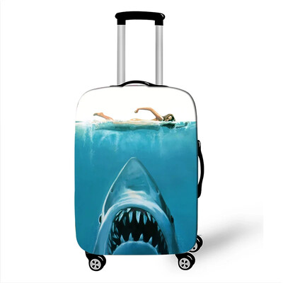 Animal de mare homar / crab / rechin / delfin / broască țestoasă husă pentru bagaje pentru călătorie, plajă, valiză elastică huse de protecție