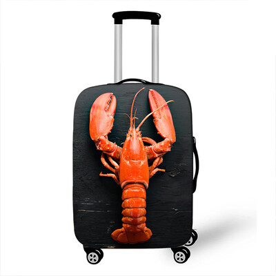 Animal de mare homar / crab / rechin / delfin / broască țestoasă husă pentru bagaje pentru călătorie, plajă, valiză elastică huse de protecție