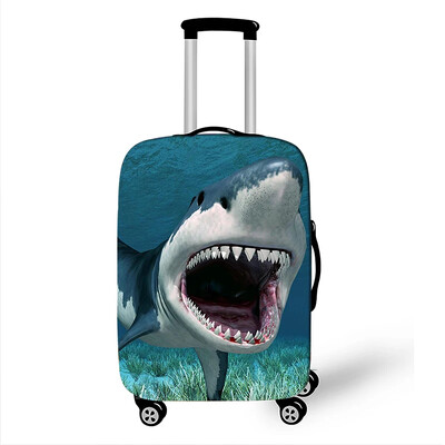 Animal de mare homar / crab / rechin / delfin / broască țestoasă husă pentru bagaje pentru călătorie, plajă, valiză elastică huse de protecție