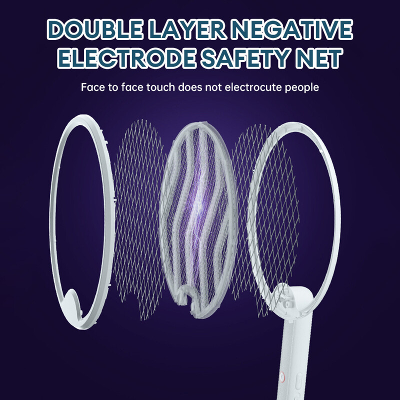 Kaasaskantav elektriline sääsetõrjelamp USB-laetav kokkupandav sääsetõrjereet