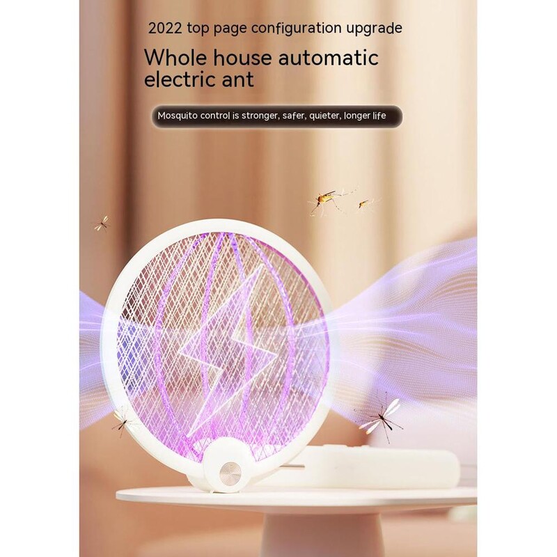 Dc3000v sulankstoma elektrinė uodų raketė, USB, įkraunama nuo uodų žudiko musių naikintuvas su UV šviesa