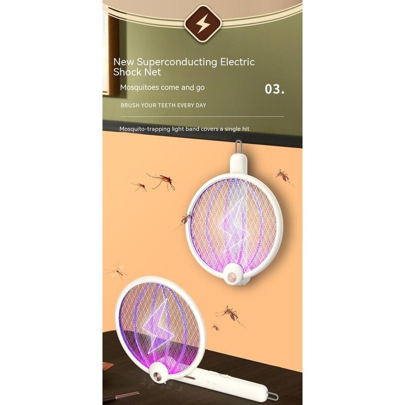 Dc3000v sulankstoma elektrinė uodų raketė, USB, įkraunama nuo uodų žudiko musių naikintuvas su UV šviesa