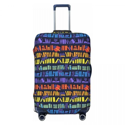 Κάλυμμα βαλίτσας Library Cats Holiday Blue Cats Χρήσιμη θήκη αποσκευών Business Protector