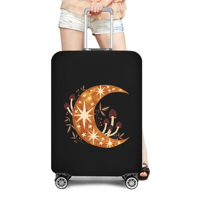 2022 Αξεσουάρ ταξιδιού Κάλυμμα αποσκευών Προστασία βαλίτσας αποσκευών Κάλυμμα σκόνης μανιτάρι εμπριμέ ελαστικότητα θήκη σετ πορτμπαγκάζ αεροσκάφους