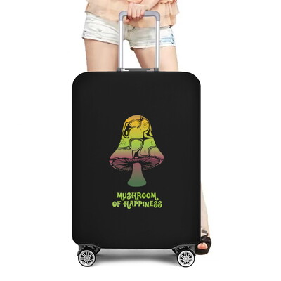 2022 Αξεσουάρ ταξιδιού Κάλυμμα αποσκευών Προστασία βαλίτσας αποσκευών Κάλυμμα σκόνης μανιτάρι εμπριμέ ελαστικότητα θήκη σετ πορτμπαγκάζ αεροσκάφους