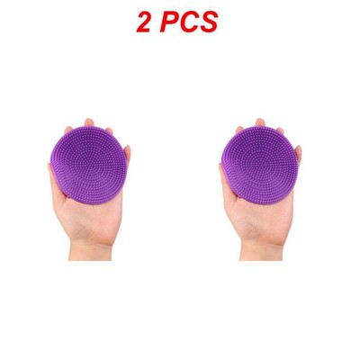 2/1 vnt Silikoninis kūno šveitiklis natūralių šerių odos šveitiklis dušo kempinės šepetėlis vaikams suaugusiems vonios dušo šepetėlis