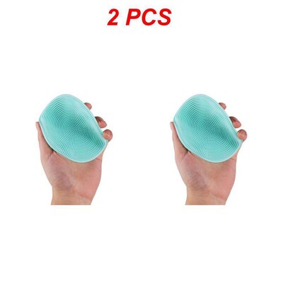 2/1 vnt Silikoninis kūno šveitiklis natūralių šerių odos šveitiklis dušo kempinės šepetėlis vaikams suaugusiems vonios dušo šepetėlis