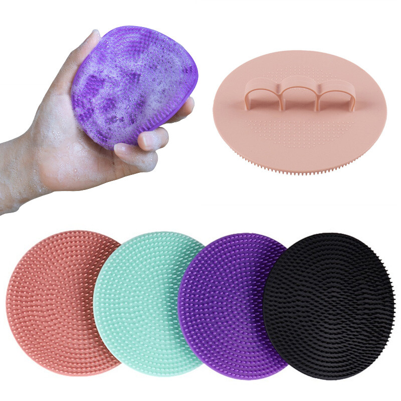 2/1 vnt Silikoninis kūno šveitiklis natūralių šerių odos šveitiklis dušo kempinės šepetėlis vaikams suaugusiems vonios dušo šepetėlis