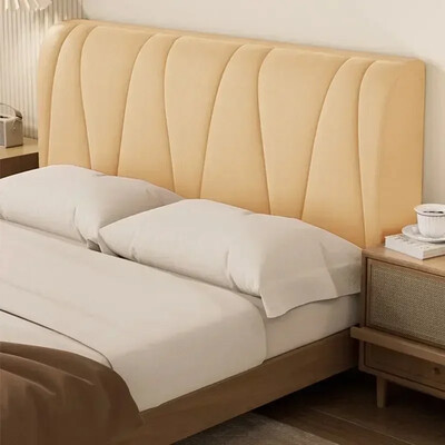 Viskas įskaičiuota Super Soft Smooth dygsniuotas galvos apdangalas Storas aksominis galvūgalio užvalkalas Vienspalvis lovos nugaros užvalkalas nuo dulkių