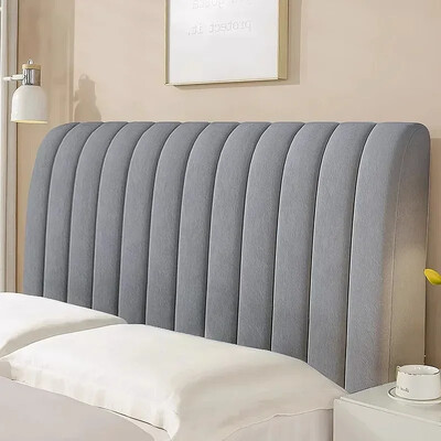 All-inclusive Super Soft Sima steppelt fejvédő Vastag bársony fejtámla egyszínű ágyhát porvédő huzat