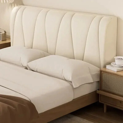 Husă pentru cap matlasată, super moale, netedă, all-inclusive, îngroșare, catifea, pentru tăblie, culoare solidă, pentru protecție împotriva prafului.