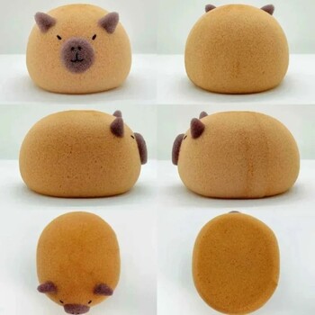 Wash Blistering Capybara Bath Sponge Ball Cartoon Animal Shower Puff Bubble Sponges Βούρτσα καθαρισμού σώματος απολέπισης