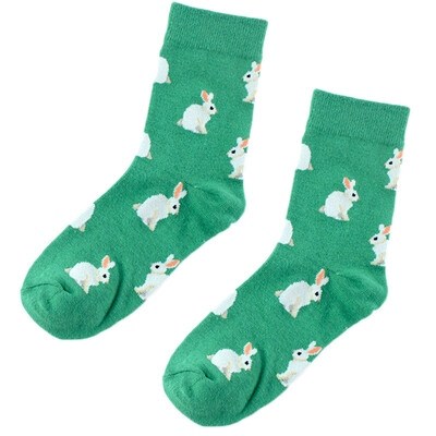 Peonfly brand Japan Harajuku Rabbit Cat Fox Animals Γυναικείες κάλτσες Kawaii Cute Women Cartoon Funny Socks Eu35-40