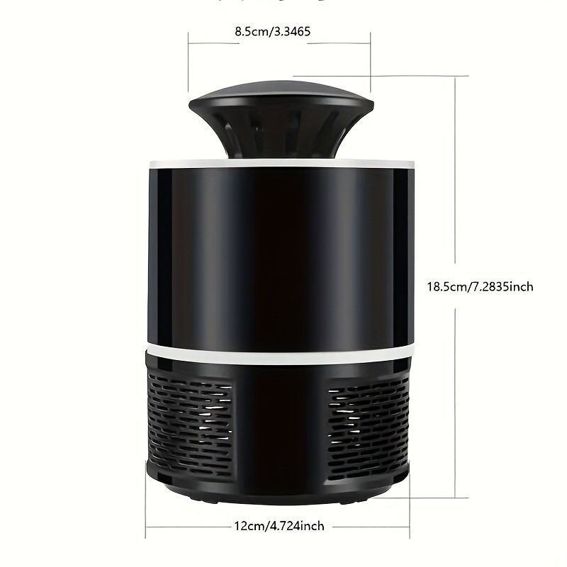 USB maitinama tyli nuo uodų atbaidanti lempa – automatinė, naudojama viduje ir lauke, nereikia baterijų