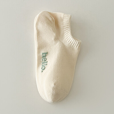 Γυναικείες κάλτσες χαμηλού κοψίματος Άνοιξη Καλοκαίρι 2023 Νέες βαμβακερές αντιολισθητικές κάλτσες χρώματος καραμέλα Πολύχρωμες αναπνέουσες χωρίς εμφάνιση Κοντές κάλτσες casual