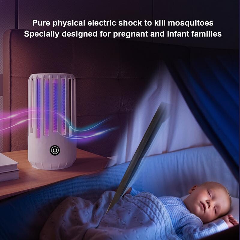 3000V 5W muselių užtrauktukas 360 apšvietimas USB elektrinis muselių užtrauktukas vandeniui atsparus vaisinis muselių užtrauktukas nešiojamasis musių gaudyklė elektrinis uodų žudikas