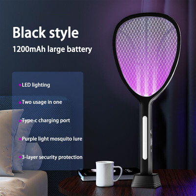 „Trys viename“ elektros tinklo elektrinio uodų naikintuvo išplėtimas su C TYPE-C įkraunamu musių svaidikliu uodų raketės vabzdžių naikintuvu