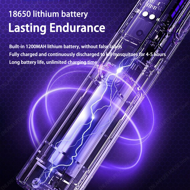 „Trys viename“ elektros tinklo elektrinio uodų naikintuvo išplėtimas su C TYPE-C įkraunamu musių svaidikliu uodų raketės vabzdžių naikintuvu