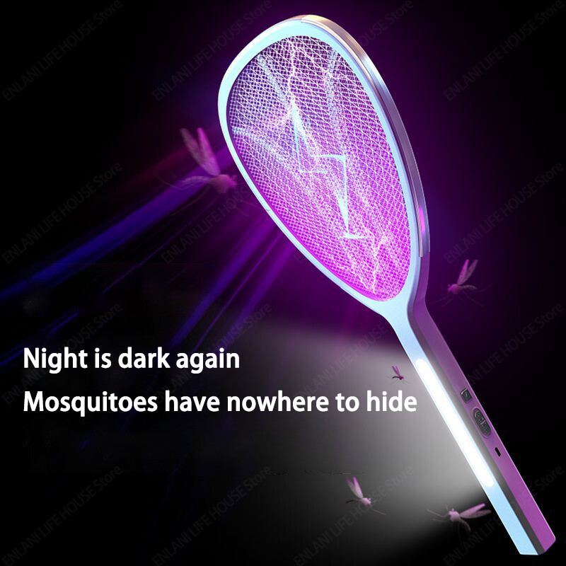 „Trys viename“ elektros tinklo elektrinio uodų naikintuvo išplėtimas su C TYPE-C įkraunamu musių svaidikliu uodų raketės vabzdžių naikintuvu