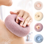 Okrúhle mäkké sieťované ručné guľôčky do kúpeľa, čistiaca kefa na sprchovací kút, čistič tela, exfoliačné čističe, guľôčky do kúpeľa, doplnky do kúpeľa