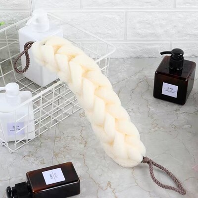 1kom Mekana traka za leđa Piling za kupanje Bogati mjehurići Četka za tijelo Šipke za tuširanje Mesh Puff Piling Masažna lopta za kupanje Cvijet Kupaonica