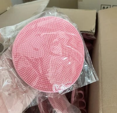 Szilikon testradír természetes sörtéjű bőrradír tusfürdő szivacskefe szilikon fürdő tus kefe