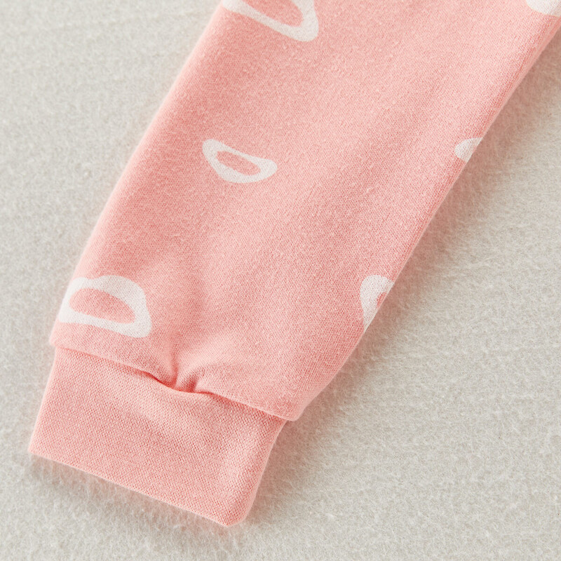 hibobi 2 dalių Vaikiški rūbai Vaikiški apatinio trikotažo komplektas Kūdikių mergaičių rudeniniai rūbai Ilgos kelnės pižama Namų drabužiai