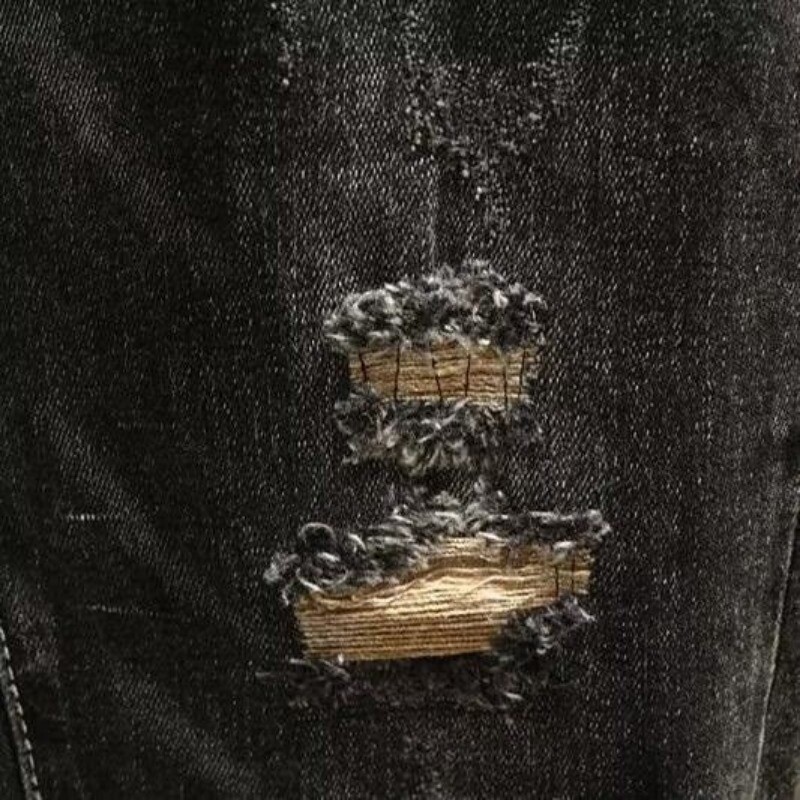 Módne džínsy Pánske luxusné pánske trendy roztrhané denimové slim ležérne džínsy ceruzkové nohavice kovbojské dizajnérske jarné jesenné džínsy boyfriend