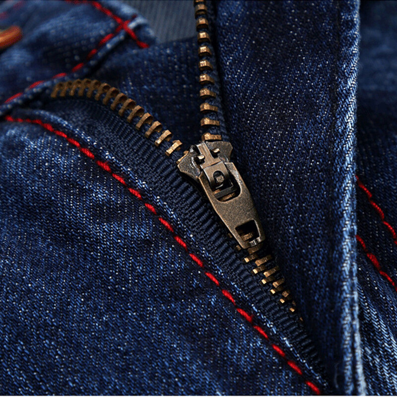 Aukštos klasės džinsų skylėtas griuvėsių dizainas plius dydis All-Match europietiškas džinsinis sugriuvęs kelnės Trend Straight atsitiktinis prekės ženklas plius dydis