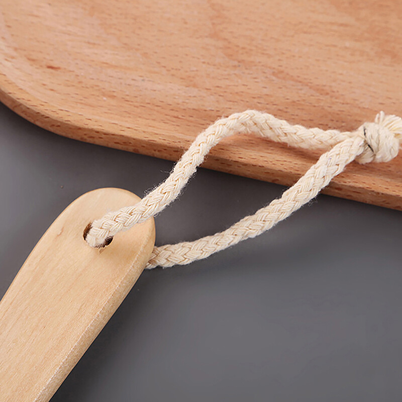 Természetes hámlasztó luffa fürdőkefe Luffa szivacsos testradír hosszú fa nyelű hátkefével Bőrápoló Unisex otthoni tisztítás