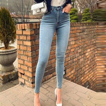 Нови 2021 Дънки с висока талия Mom Slim Boyfriend Jeans за жени Push Up Denim Skinny Jeans Woman Plus Size Fat Pencil Pants