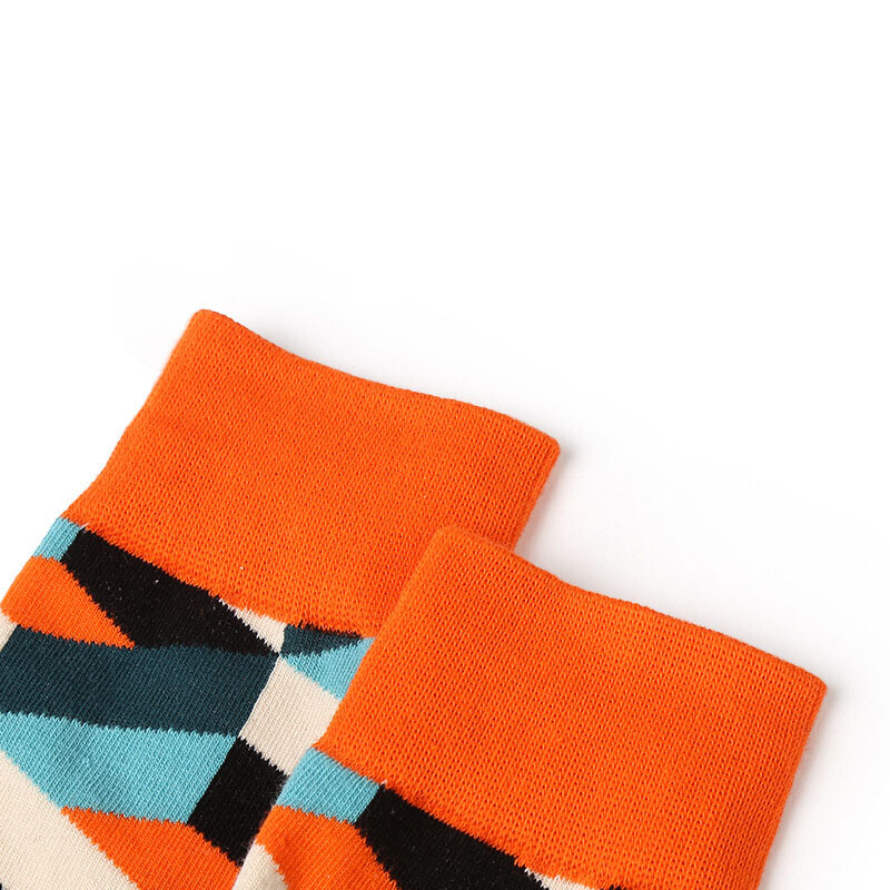 5 pár új férfi női pamut zokni Alkalmi színes zoknik Személyzeti zoknik Utcai gördeszka zokni Boldog Vicces Harajuku Sox Meias