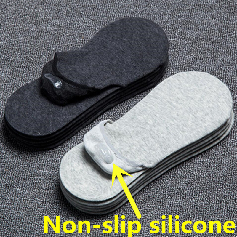 Ακολουθήστε το Foot Sport Socks Ανδρικές κάλτσες Running Invisible Ανδρικές κάλτσες 5 ζευγαριών Αντιολισθητικές κάλτσες ανδρικές σιλικόνης μονόχρωμες καλοκαιρινές κάλτσες Unisex