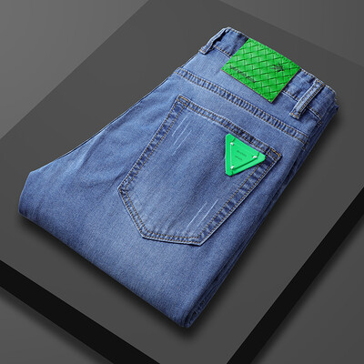 2022 Green Lable új férfi karcsú farmer kiváló minőségű alkalmi divatos sztreccs pamut farmer nadrág férfi márkájú nadrág