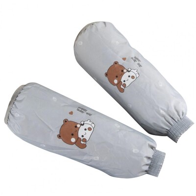 1 pár lerakódásgátló ujjvédő vízálló rajzfilm mintás ujjvédő szennyeződésnek ellenálló védő mandzsetta kialakítása kézi ujjak